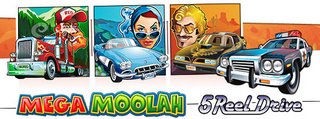 Mega Moolah 5 Reel Drive - New Microgaming Progressive Slot